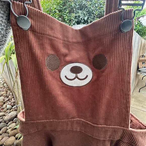 Hot Topic Brown Corduroy Skirtall NWT size Medium - Picture 3 of 6